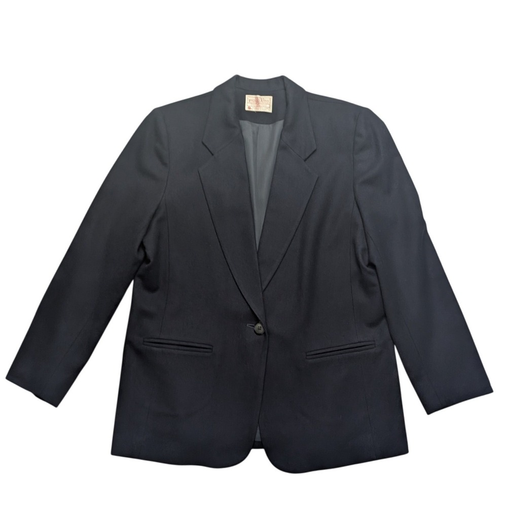 Vintage Pendleton Blazer Womens Petite Virgin Wool Single Button USA Made